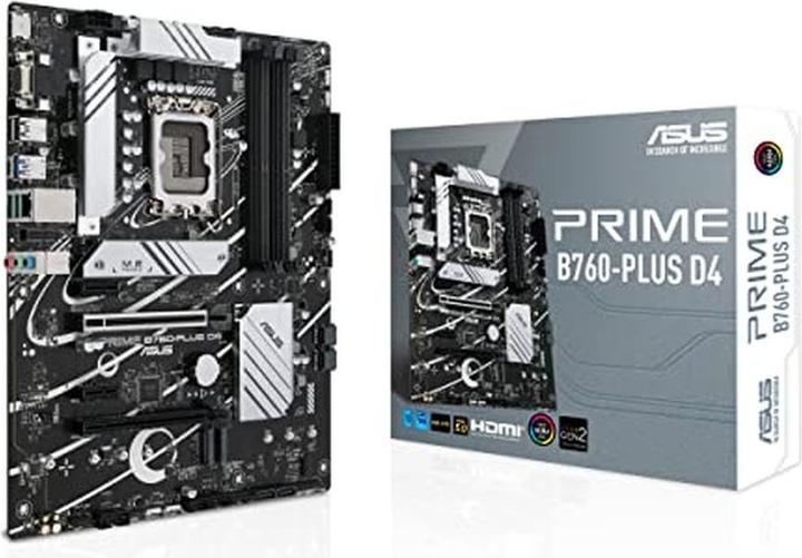 Actual product image ASUS PRIME B760-PLUS D4 (LGA 1700, Intel B760, ATX)