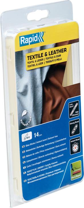 Produktbild Rapid Textil & Leder Klebesticks Ø12x190mm 14 Stück