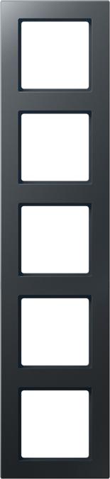 Actual product image JUNG Frame 5-fold anthracite matt AC 585 BF ANM