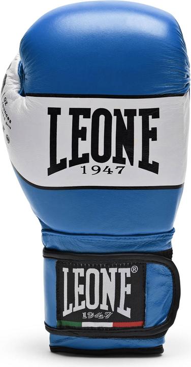 Actual product image Leone Boxing Glove Shock Blue GN047 (14 OZ, One size)