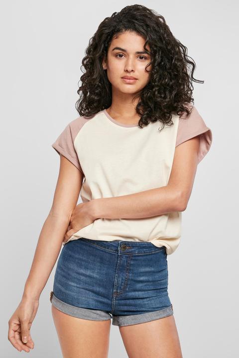 Produktbild Urban Classics Ladies Contrast Raglan Tee (S)