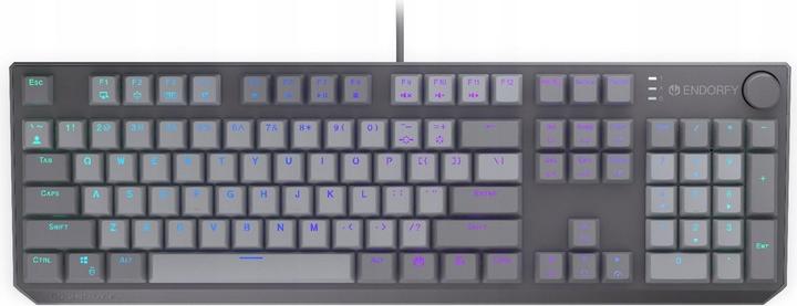 Endorfy Thock V2 US grau / Gaming-Tastatur / Kabelgebunden / USB / US-Layout / 104 Tasten (US, Kabelgebunden)