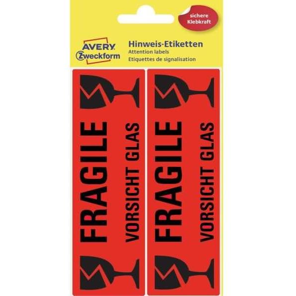 Avery, Sticker, Warn-Etiketten