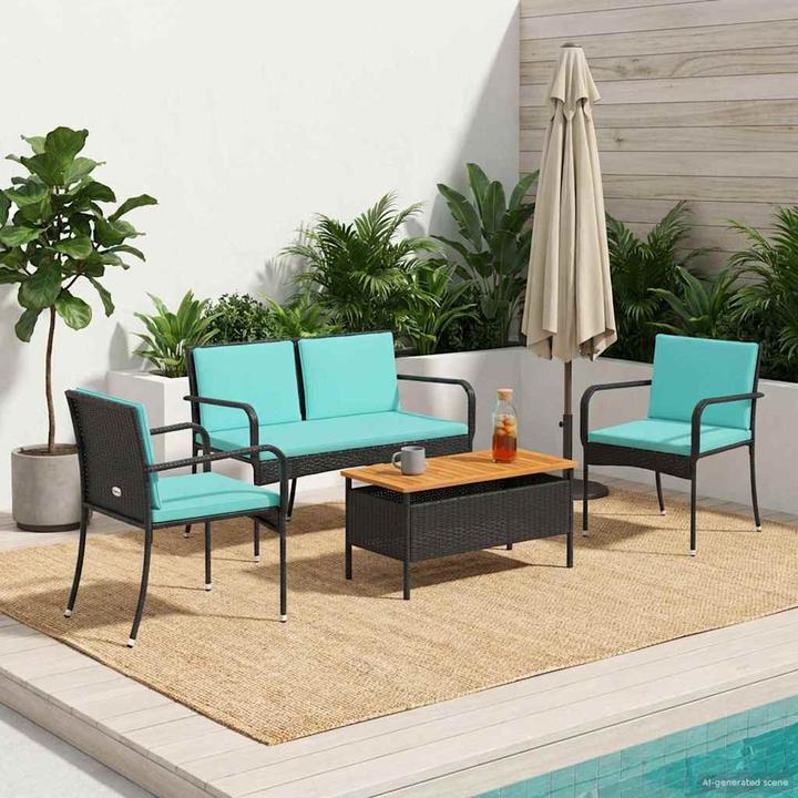 Actual product image vidaXL Gartenset