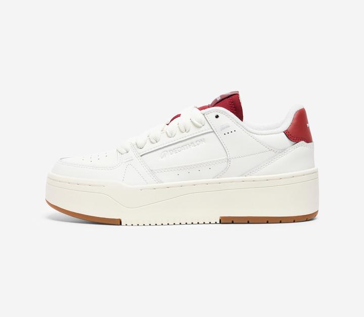 Image du produit Decathlon Baskets femme, CJ80 platform, Blanc et Bordeaux (39)