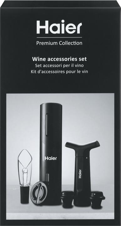 Immagine prodotto Haier Elektrisches Weinset mit USB Stick (Pompa per il vino, Aeratore per vino)