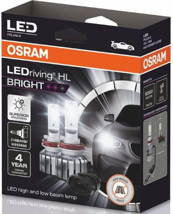 Immagine prodotto Osram H8/H11/H16/H9 LEDriving HL Bright (H11)