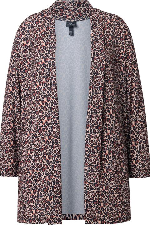 Produktbild Ulla Popken Jerseyjacke, ohne Verschluss, V-Ausschnitt, Langarm (60)