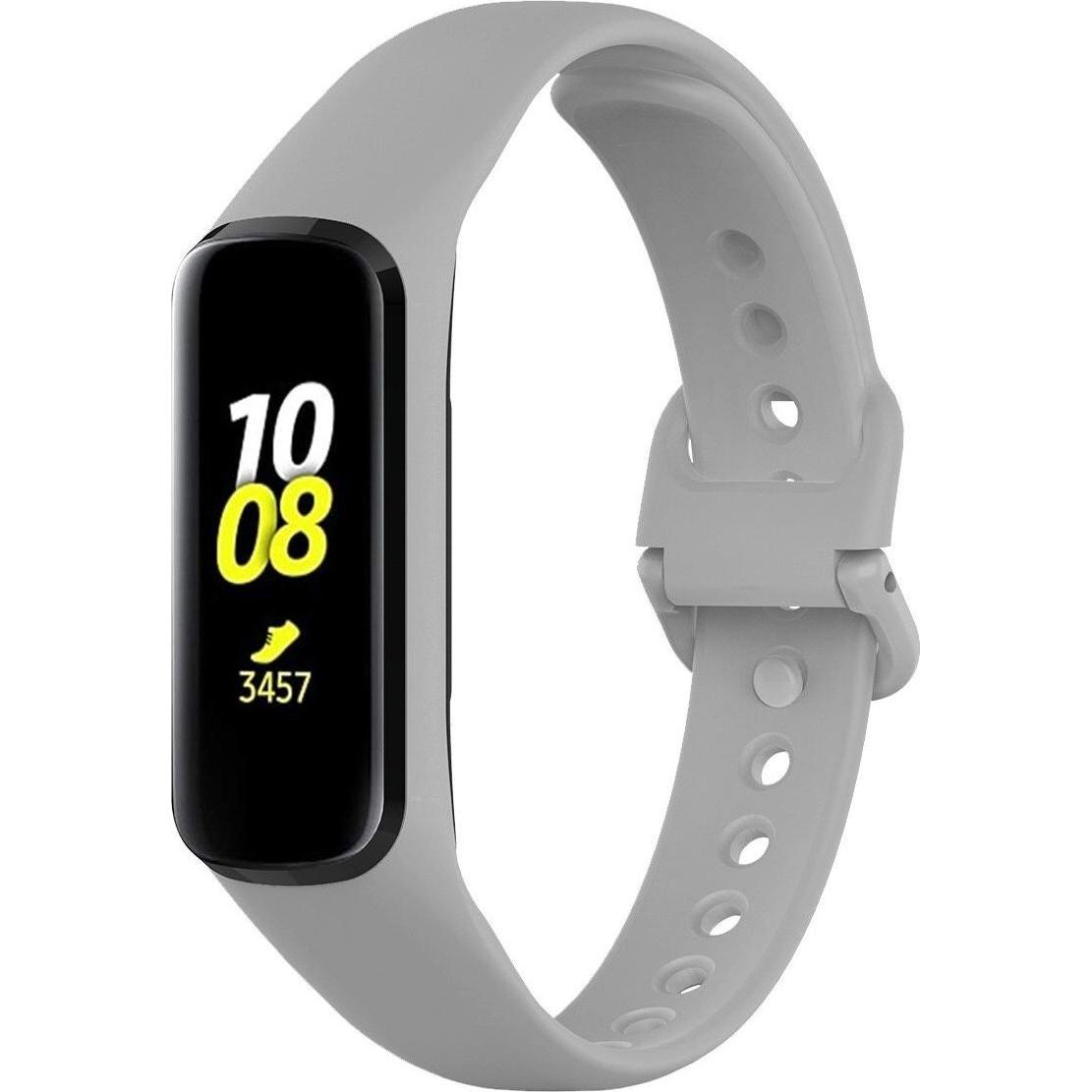 Thumbnail - Strap-it Silikonarmband (Silikon), Uhrenarmband, Grau
