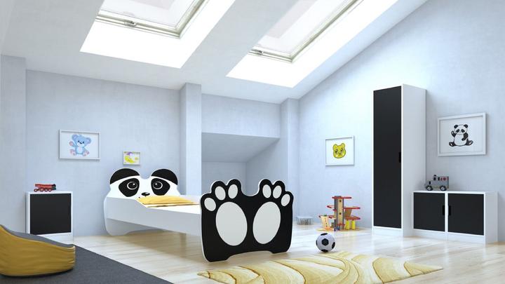 Actual product image ADRK Furniture Bed with mattress BEAR BLACK 140x70 (70 x 140 cm)