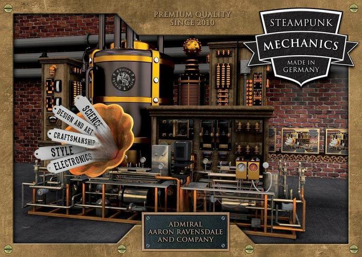 Produktbild Steampunk Mechanics (Deutsch, Englisch, Admiral Aaron Ravensdale, And Company, 2016)