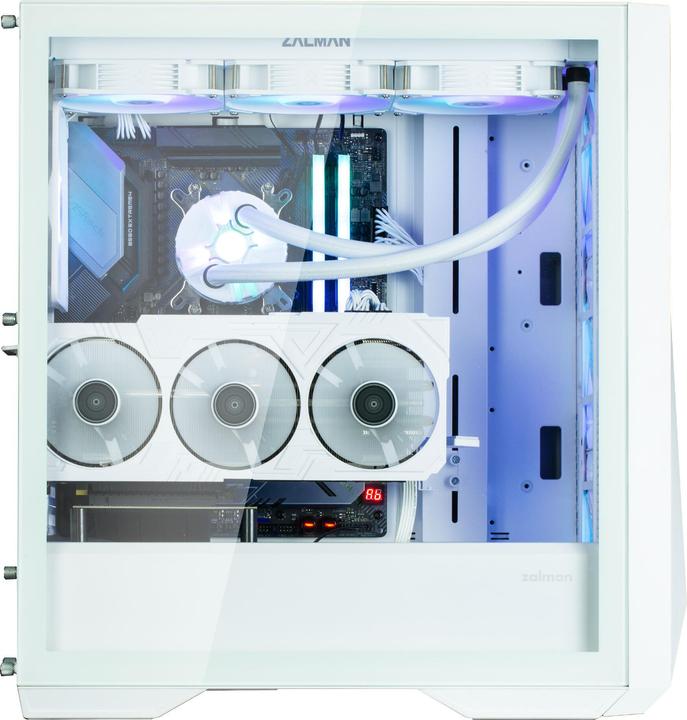 Image du produit Zalman Boitier Moyen Tour E-ATX Z9 Iceberg MS RGB avec panneau vitré (blanc) (ATX, Mini-ITX, E-ATX)