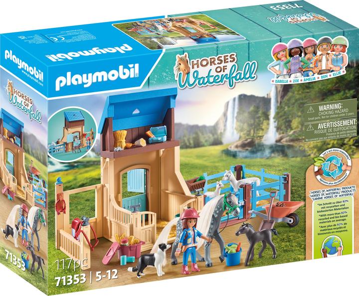 Produktbild Playmobil Amelia & Whisper mit Pferdebox (71353, Playmobil Horses of Waterfall)