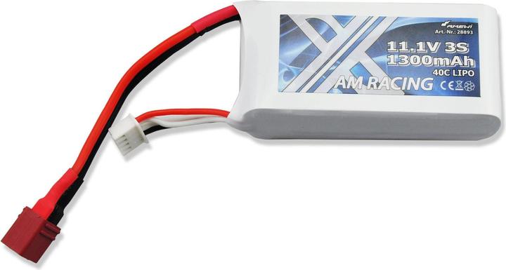 Actual product image Amewi LiPo battery 11.1V 1300mAh Deans (11.10 V, 1300 mAh)