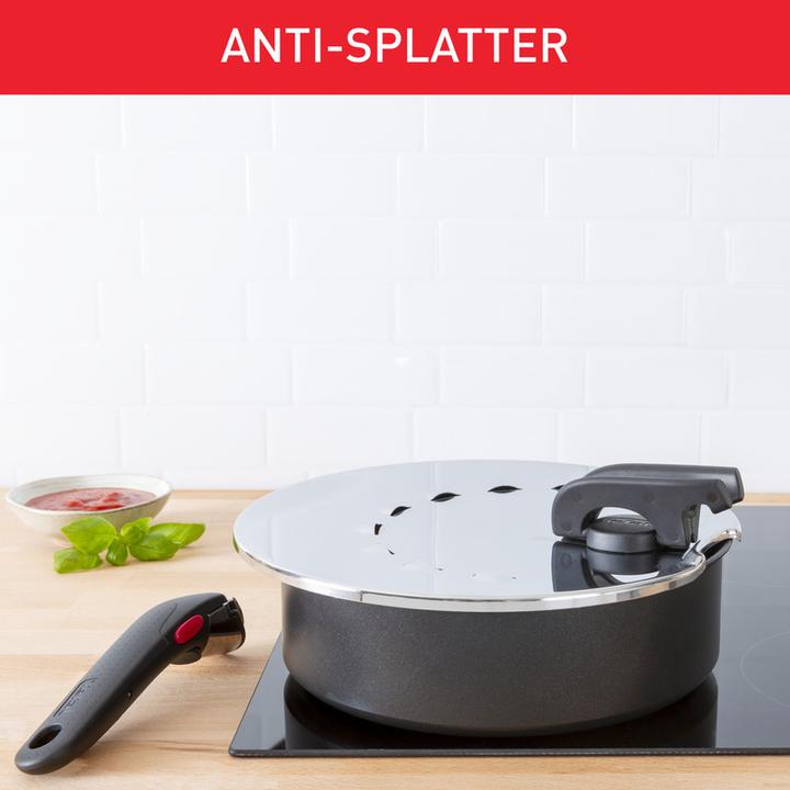Immagine prodotto Tefal Ingenio G6 Multi Coperchio da 20 a 28 cm in acciaio inox (30.80 cm, Metallo, Materiale sintetico)