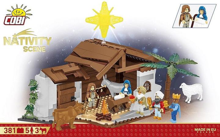 Actual product image Cobi 20006 - 370 PCS NATIVITY SET 20006 NATIVITY SCENE