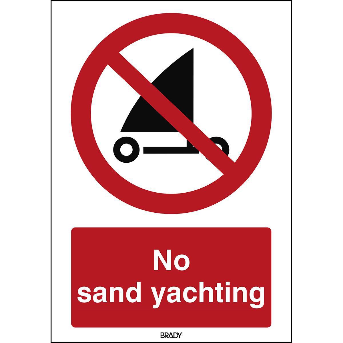 Brady, Sicherheitskennzeichnung, ISO Safety Sign - No sand