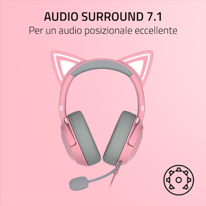 Actual product image Razer Kraken Kitty V2 (Cable)