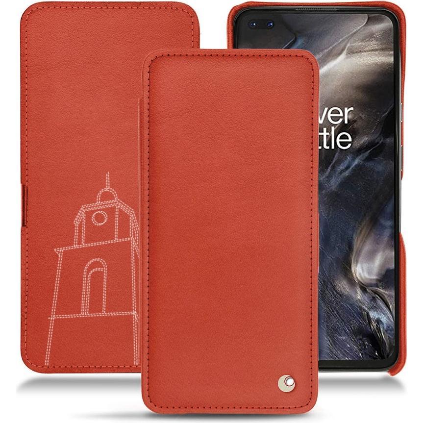 Thumbnail - Noreve Lederschutzhülle horizontal (OnePlus Nord), Smartphone Hülle, Orange