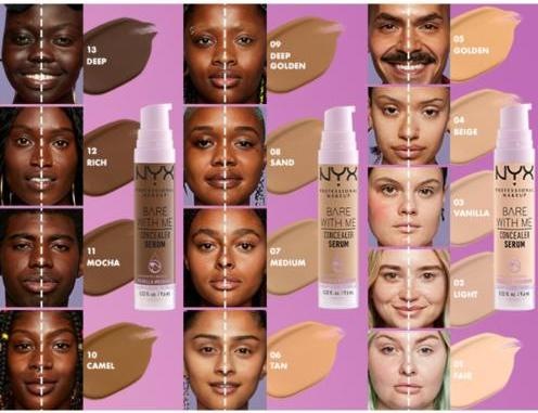 Actual product image NYX Professional Make-Up Bare With Me Concealer Serum (3 Vanilla)