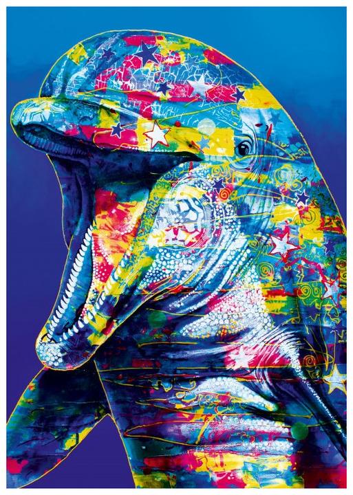 Image du produit Bluebird Puzzle de dauphins plein de couleurs (1000 pièces)