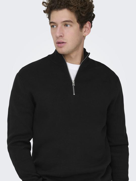 Produktbild Only & Sons Onsting Life Reg Half Zip Knit Noos (M)