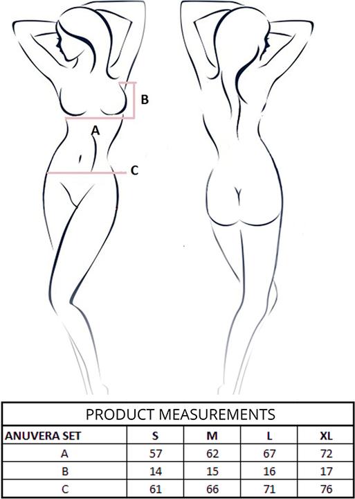 Image du produit Passion - Anuvera Bh + String Set Weiss L/Xl (L, XL)