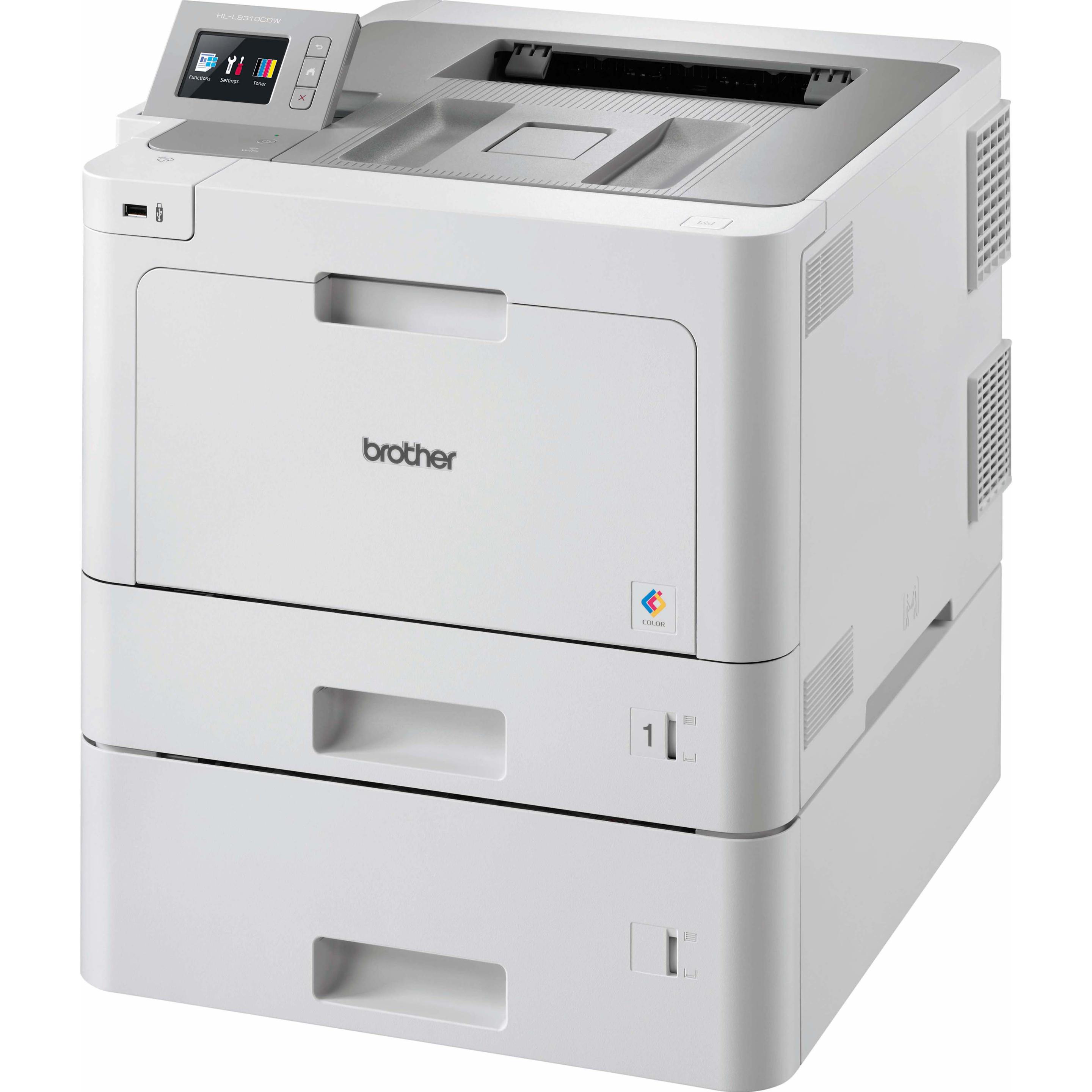 Thumbnail - Brother HL-L9310CDWT - Drucker - Farbe - Duplex - Laser - A4/Legal - 2400 x 600 dpi -... (Laser, Farbe), Drucker, Weiss