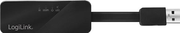 Produktbild LogiLink Gigabit Adapter (USB, RJ45 (1x))