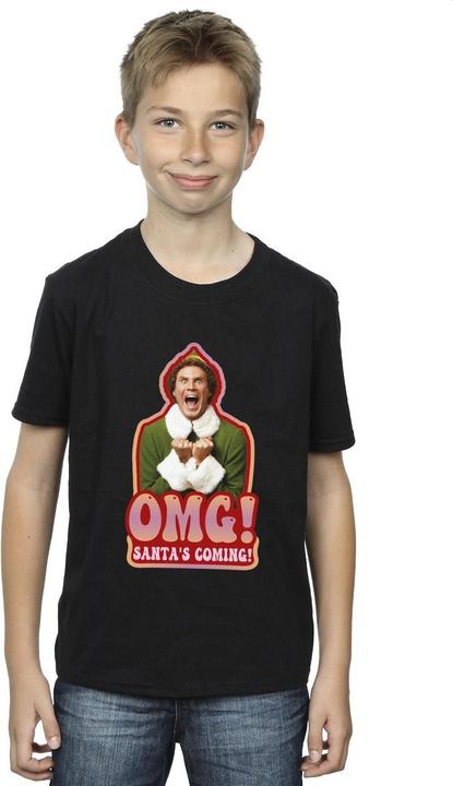 Immagine prodotto Elf Santa's Coming Maglietta Ragazzi (116)