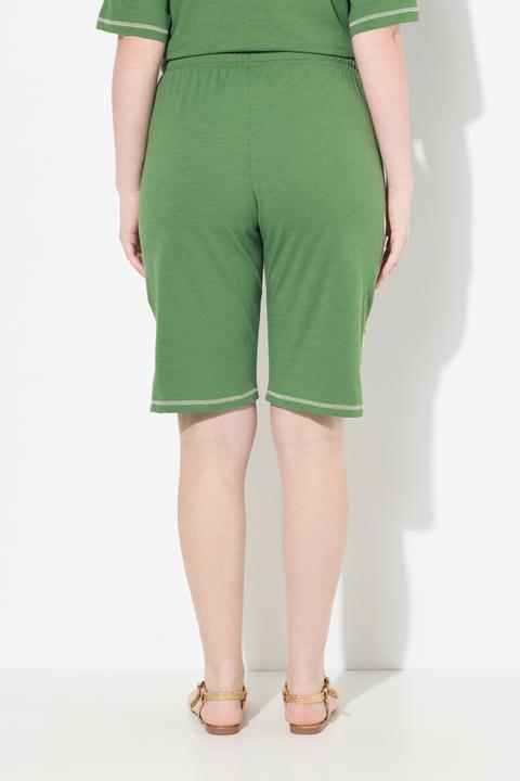 Produktbild Ulla Popken Jersey-Shorts, weites Bein, Elastikbund (46)