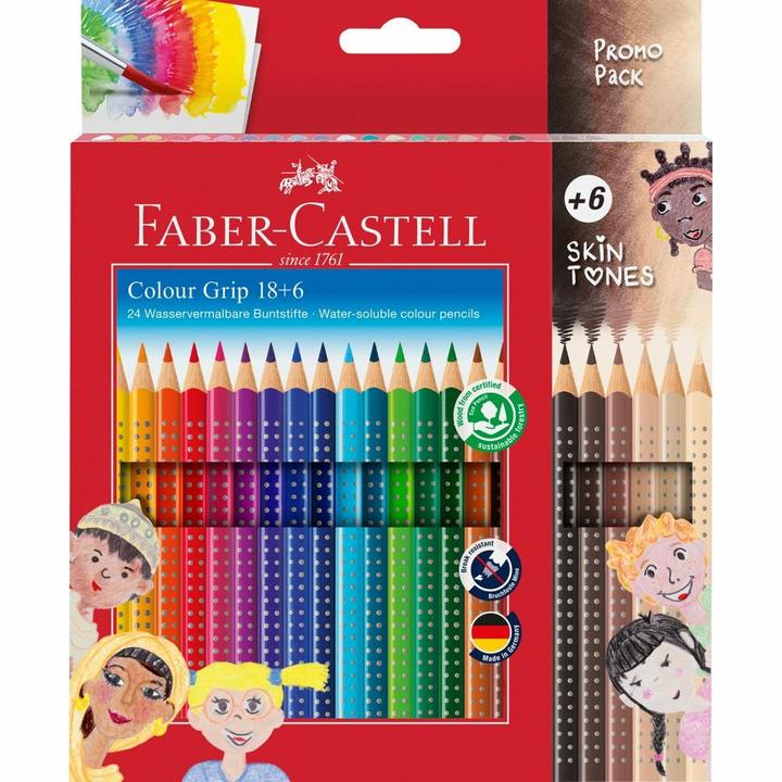 Actual product image Faber-Castell Colour Grip (24 x)