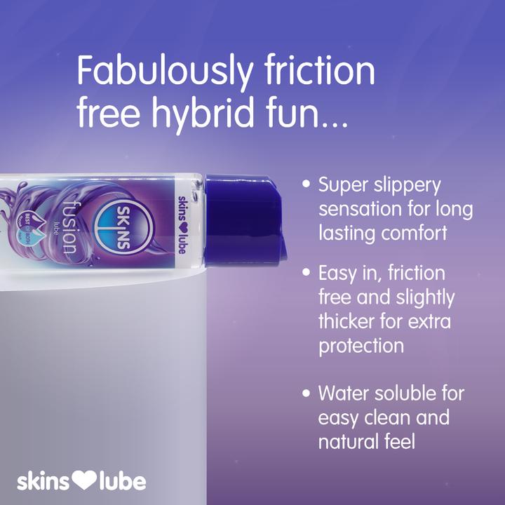 Produktbild Skins Fusion Hybrid Gleitmittel auf Silikon- und Wasserbasis 4.4 fl oz (130ml) (130 ml)