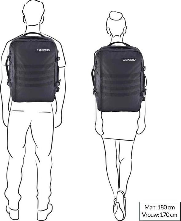 Produktbild Cabin zero Military 44L Cabin Backpack Rucksack 52 cm (29 l)