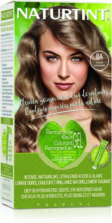 Actual product image Naturtint Permanent hair color gel 8A ash blond without ammonia (8A Ash blonde)