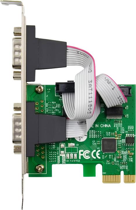 Produktbild InLine Schnittstellenkarte, 2x Seriell 9-pol, PCIe (PCI-Express)