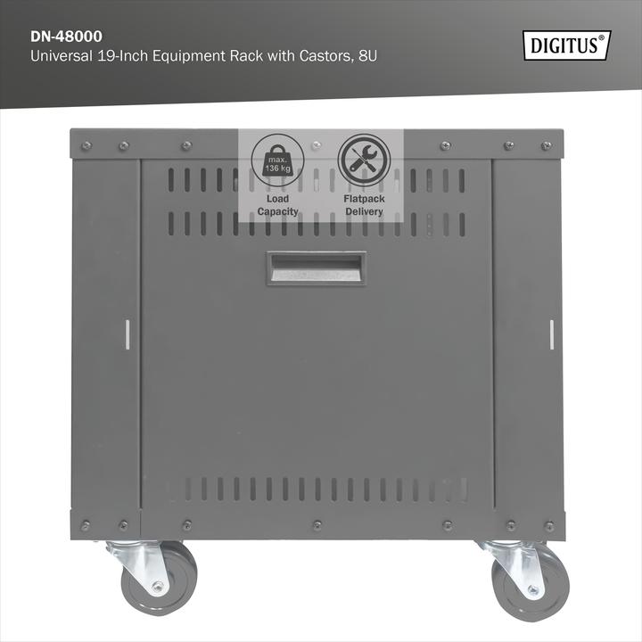 Actual product image Digitus DN-48000 (8 RU, 19 inch rack)