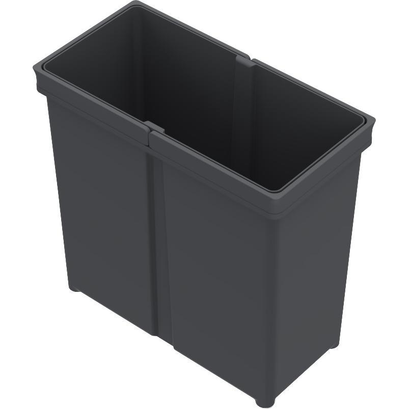 Hettich Eimer anthrazit, Abfalleimer, Grau