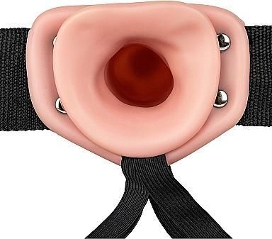 Image du produit RealRock Vibrating Hollow Strap-on No Balls - 6" / 15,5 cm