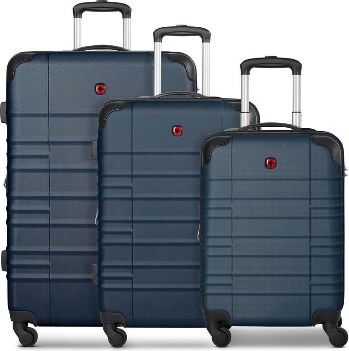 Produktbild Wenger Amplar Evo 4 Rollen Kofferset 3-teilig mit Dehnfalte (214 l)