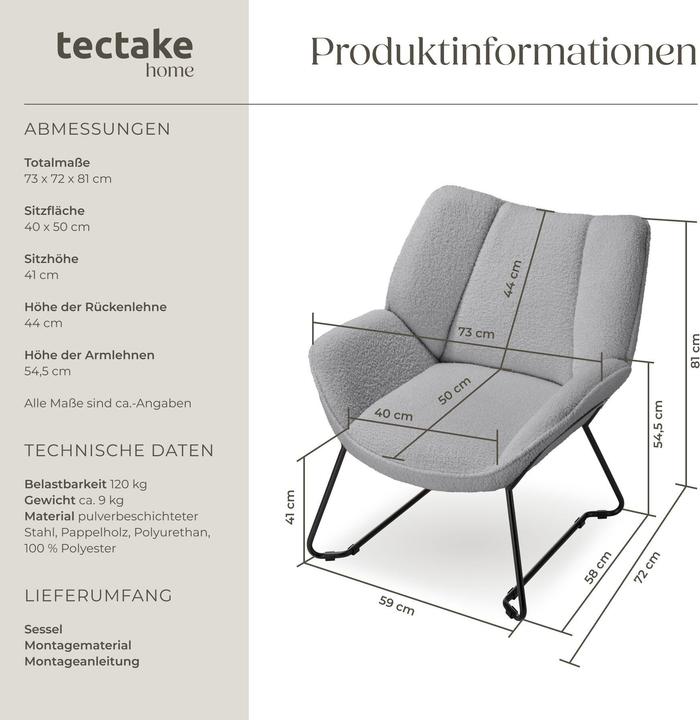 Produktbild tectake Kjeld