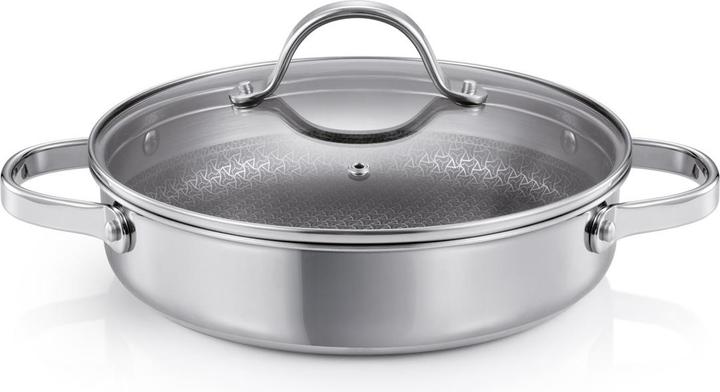 Produktbild Tescoma Tiefe Bratpfanne SteelCRAFT mit Deckel ø 28 cm, 2 Griffe