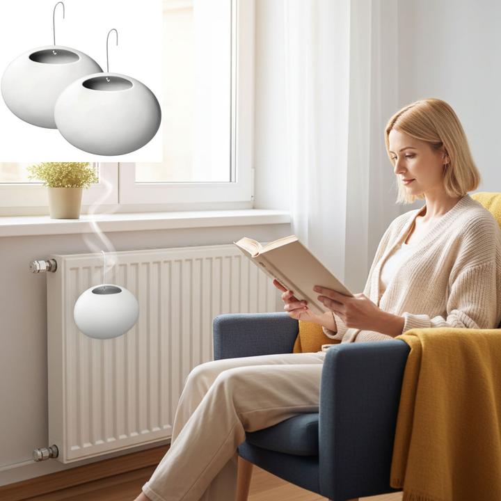 Immagine prodotto Tescoma Set di 2 vaporizzatori d'acqua per radiatori, in ceramica, 420 ml