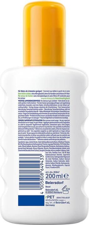 Immagine prodotto NIVEA Kids Sensitive Spray (Spray solare, SPF 50+, 250 ml)