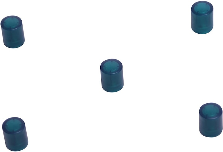 Produktbild Supermagnete Tafelmagnete zylindrisch, grün transparent (5 x)