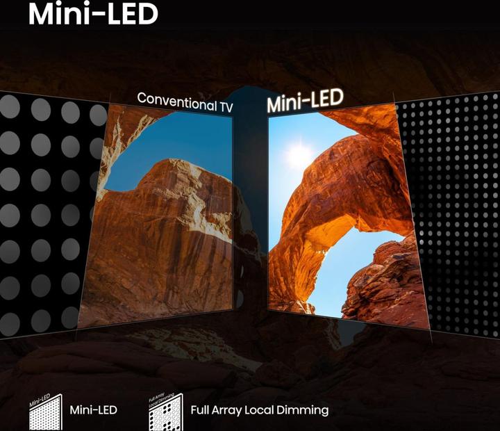 Actual product image Hisense TV 75U7Q (75", U7Q, Mini-LED, 4K, 2025)