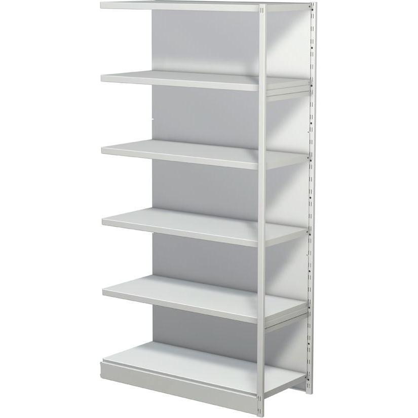 kaiserkraft, Kellerregal, Büro-Steckregal, mit Rückwand