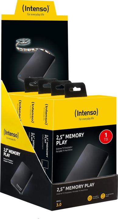 Image du produit Intenso Memory Play - Disque dur de la télévision (1 To)