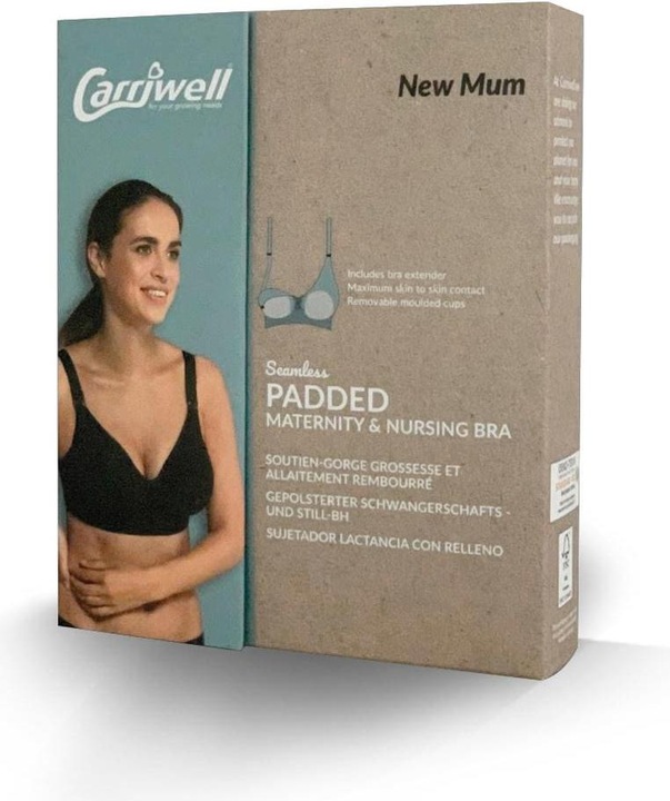 Immagine prodotto Carriwell Reggiseno imbottito per gravidanza e allattamento (XL)