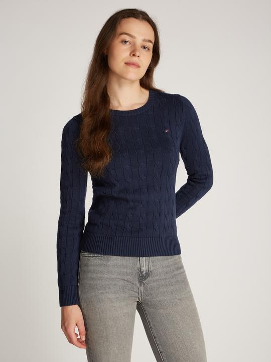 Produktbild Tommy Hilfiger Co Cable Mid Gg Ls C-Nk Swt (3XL)